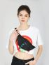 Dinosaur & Letter Graphic Sling Bag