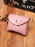 Vintage Design Snap Button Coin Purse