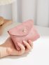 Vintage Design Snap Button Coin Purse