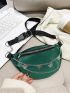 Metal Butterfly Decor Fanny Pack