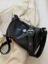 Metal Decor Bucket Bag