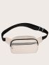 Contrast Trim Waist Bag