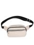 Contrast Trim Waist Bag