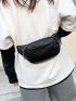 Minimalist Zipper Front Fanny Pack