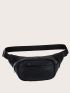 Minimalist Zipper Front Fanny Pack