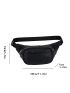 Minimalist Zipper Front Fanny Pack