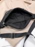 Minimalist Double Zipper Waist Bag