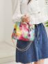 Tie Dye Square Bag