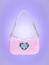 Sweetness Heart Graphic Shoulder Bag
