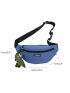 Knot Decor Fanny Pack With Bag Charm