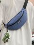 Knot Decor Fanny Pack With Bag Charm