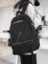 Large Capacity Chain Decor Backpack