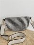 Houndstooth Pattern Fanny Pack