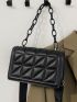 Mini Quilted Flap Square Bag