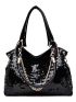 Sequins Decor Shoulder Tote Bag