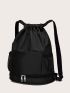 Minimalist Drawstring Design Backpack