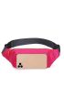 Letter Graphic Running Waist Packs