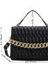 Quilted Chain Decor Flap Square Bag