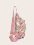 Cartoon Graphic Sling Bag