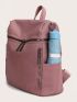Minimalist Double Zipper Backpack