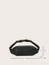 Minimalist Zipper Front Waist Bag