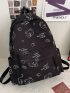 Cartoon Graphic Large Capacity Backpack