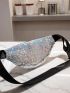 Holographic Zipper Waist Bag