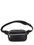 Minimalist Zipper Front Waist Bag