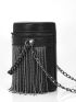 Mini Minimalist Fringe Decor Chain Bucket Bag