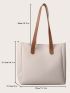 Minimalist Large Capacity Tote Bag