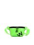 Letter Graphic Artificial Patent Leather Waist Bag