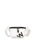 Letter Graphic Artificial Patent Leather Waist Bag