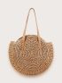 Minimalist Large Capacity Straw Bag