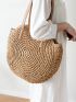 Minimalist Large Capacity Straw Bag