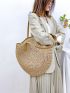 Minimalist Large Capacity Straw Bag