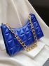 Quilted Chain Square Bag