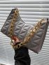 Quilted Chain Square Bag