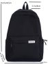 Letter Patch Large Capacity Backpack