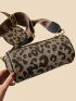 Leopard Bucket Bag With Coin Purse