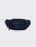 Letter Graphic Multi Zip Fanny Pack