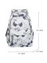 Leaf Graphic Pocket Front Backpack