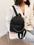 Minimalist Chain Decor Classic Backpack