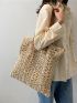 Minimalist Hollow Out Straw Bag