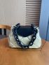 Quilted Chain Bucket Bag