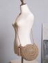 Minimalist Tassel Decor Straw Bag