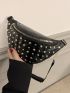 Studded Decor Fanny Pack