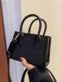 Mini Minimalist Square Bag With Adjustable Bag Strap