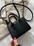 Mini Minimalist Square Bag With Adjustable Bag Strap