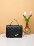 Mini Quilted Flap Chain Square Bag