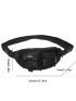 Letter Patch Knot Decor Waist Bag